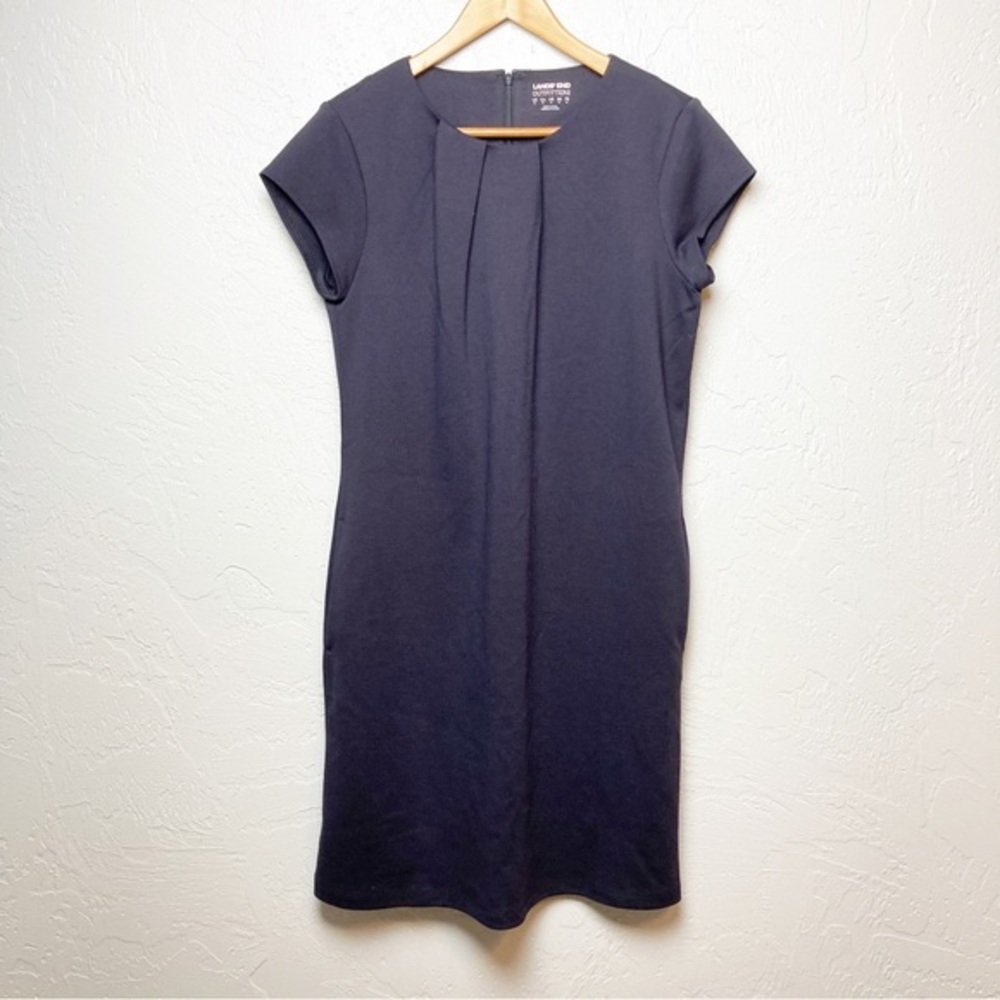 Lands' End Outfitters Sheath Dress Navy sz 10